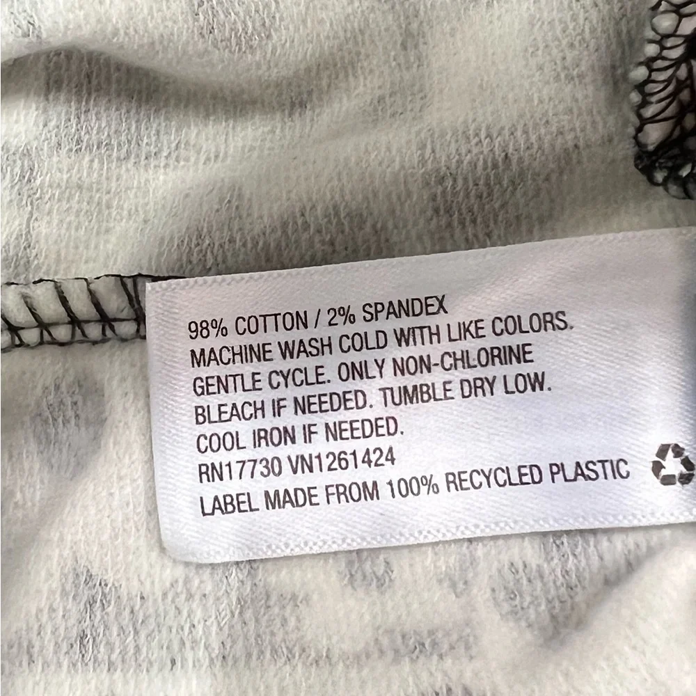 WILD Fable Black/ White Floral Check High Waistband Yoga Flare Pant-M - Picture 5 of 7